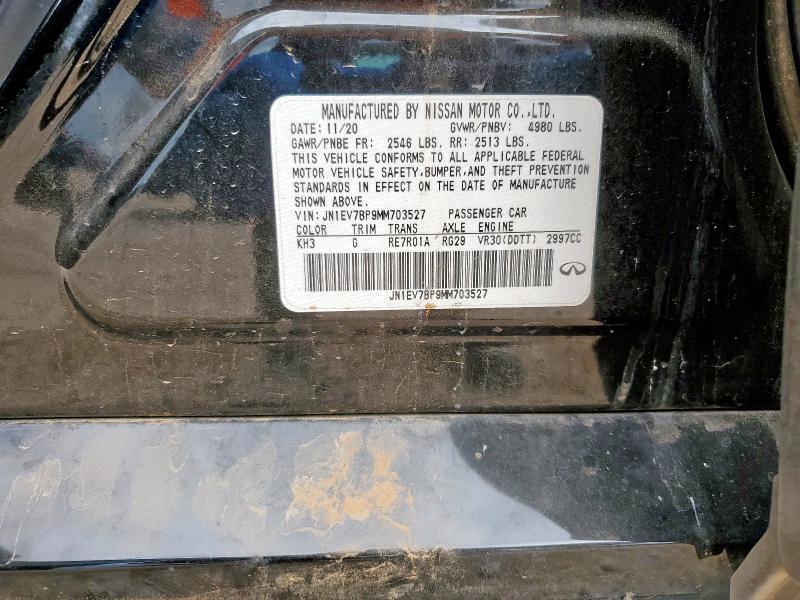 Продажа на аукционе авто 2021 Infiniti Q50 Luxe, vin: JN1EV7BP9MM703527, номер лота: 62231685
