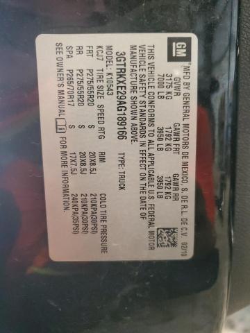 Aukcja sprzedaży 2010 Gmc Sierra K15, vin: 3GTRKXE29AG189166, numer aukcji: 61535545
