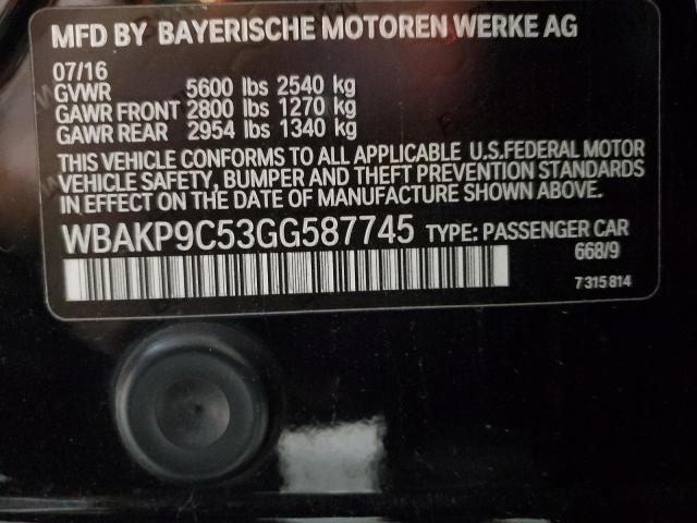 Продажа на аукционе авто 2016 Bmw 550, vin: WBAKP9C53GG587745, номер лота: 62593245