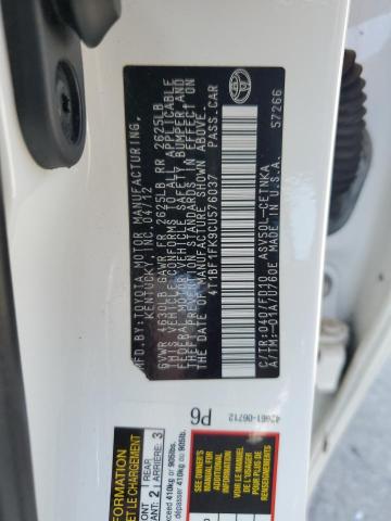 2012 Toyota Camry Base მანქანა იყიდება აუქციონზე, vin: 4T1BF1FK9CU576037, აუქციონის ნომერი: 59927705