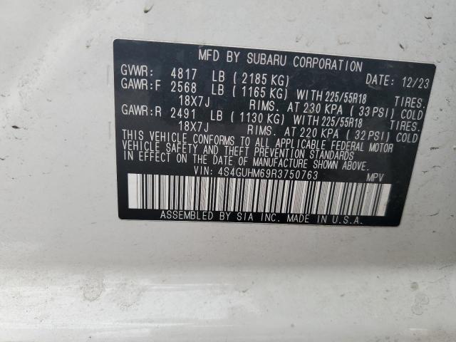 2024 Subaru Crosstrek მანქანა იყიდება აუქციონზე, vin: 4S4GUHM69R3750763, აუქციონის ნომერი: 59553445