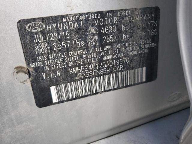 Продаж на аукціоні авто 2016 Hyundai Sonata Hyb, vin: KMHE24L12GA019970, номер лоту: 61285325