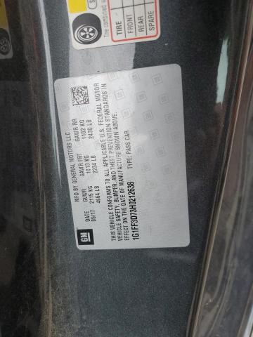 Продаж на аукціоні авто 2017 Chevrolet Camaro, vin: 1G1FF3D73H0212638, номер лоту: 60942195