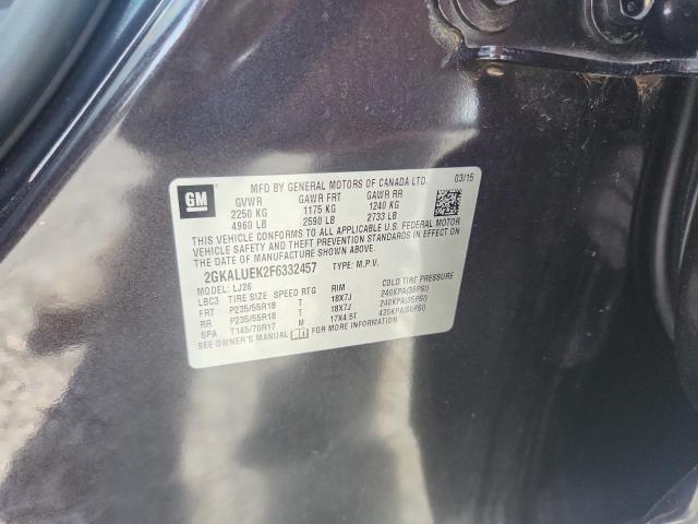 Продажа на аукционе авто 2015 Gmc Terrain De, vin: 2GKALUEK2F6332457, номер лота: 62341565