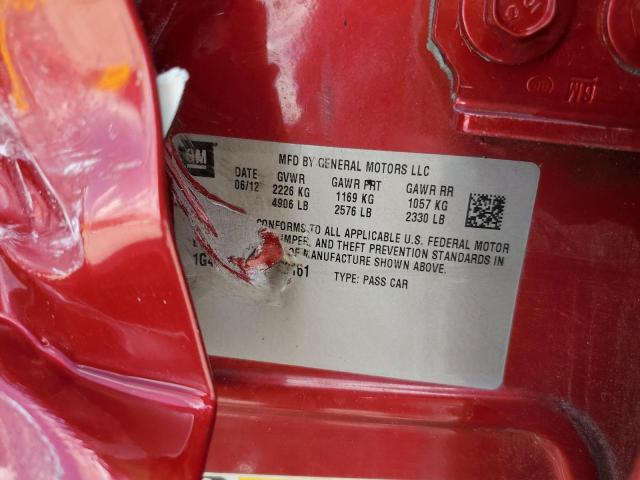 Auction sale of the 2012 Buick Lacrosse P, vin: 1G4GD5E39CF368161, lot number: 61873085