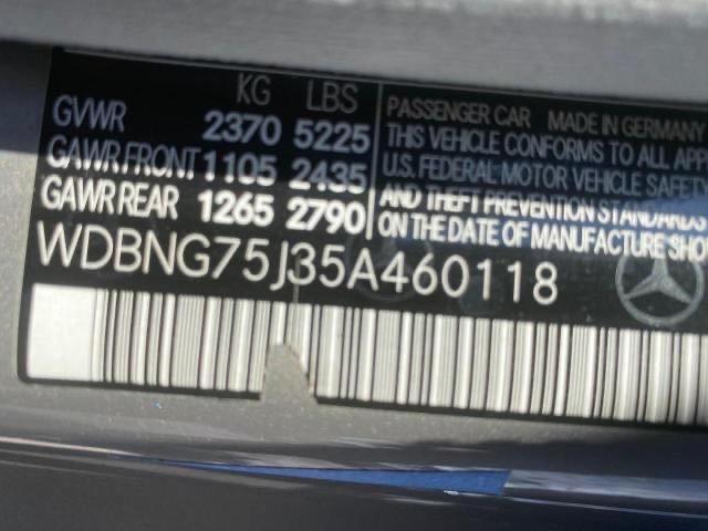 Продаж на аукціоні авто 2005 Mercedes-benz S 500, vin: WDBNG75J35A460118, номер лоту: 61627735