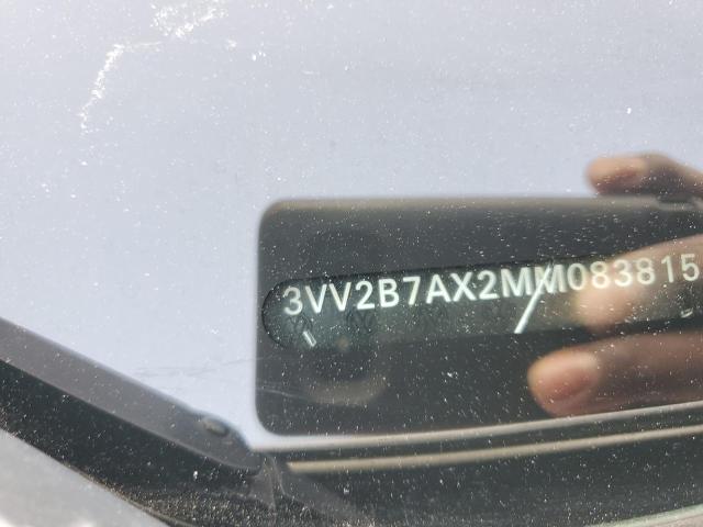 59501425 :رقم المزاد ، 3VV2B7AX2MM083815 vin ، 2021 Volkswagen Tiguan مزاد بيع