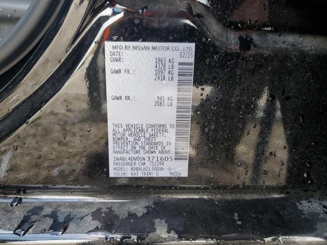 Aukcja sprzedaży 2025 Nissan Altima Sv, vin: 1N4BL4DV0SN371605, numer aukcji: 61037915
