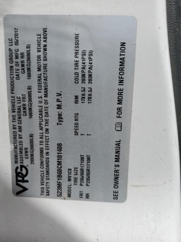 Продажа на аукционе авто 2012 Other Other, vin: 523MF1B60CM101408, номер лота: 56998305
