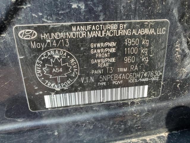 Продажа на аукционе авто 2013 Hyundai Sonata, vin: 5NPEB4AC6DH747630, номер лота: 60914935