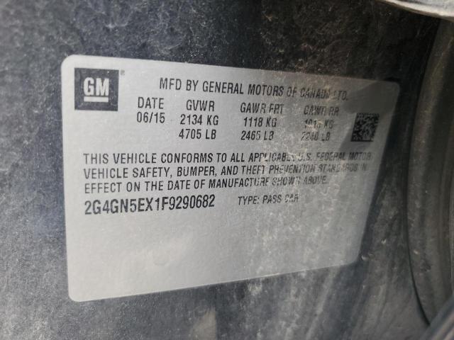 62157835 :رقم المزاد ، 2G4GN5EX1F9290682 vin ، 2015 Buick Regal Prem مزاد بيع