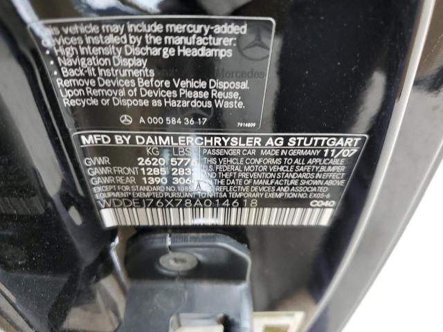 Продаж на аукціоні авто 2008 Mercedes-benz Cl 600, vin: WDDEJ76X78A014618, номер лоту: 59601615