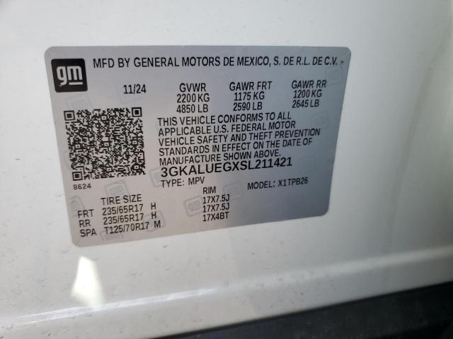 Продажа на аукционе авто 2025 Gmc Terrain El, vin: 3GKALUEGXSL211421, номер лота: 61969875