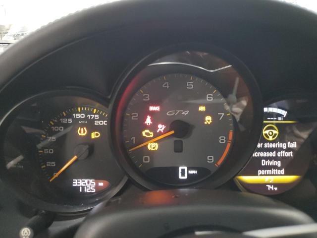 60204535 :رقم المزاد ، WP0AC2A82GK197098 vin ، 2016 Porsche Cayman Gt4 مزاد بيع
