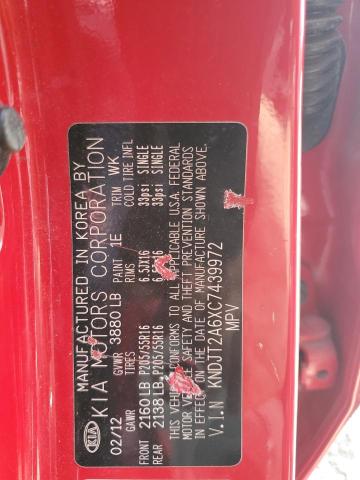 Aukcja sprzedaży 2012 Kia Soul +, vin: KNDJT2A6XC7439972, numer aukcji: 60082375