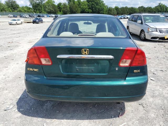 2002 Honda Civic Ex მანქანა იყიდება აუქციონზე, vin: 2HGES26752H511171, აუქციონის ნომერი: 61136055