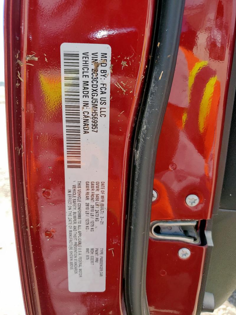 Aukcja sprzedaży 2021 Dodge Charger Sc, vin: 2C3CDXGJ5MH569957, numer aukcji: 61140305