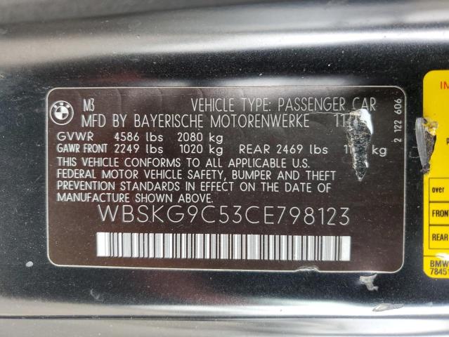 Aukcja sprzedaży 2012 Bmw M3, vin: WBSKG9C53CE798123, numer aukcji: 60464165