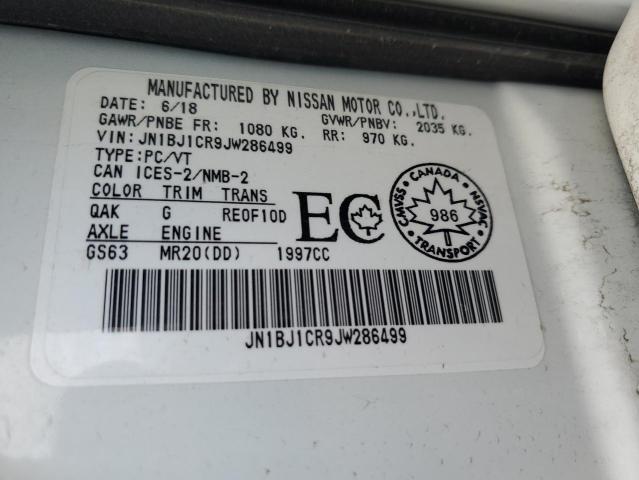 Aukcja sprzedaży 2018 Nissan Rogue Sport, vin: JN1BJ1CR9JW286499, numer aukcji: 62006235