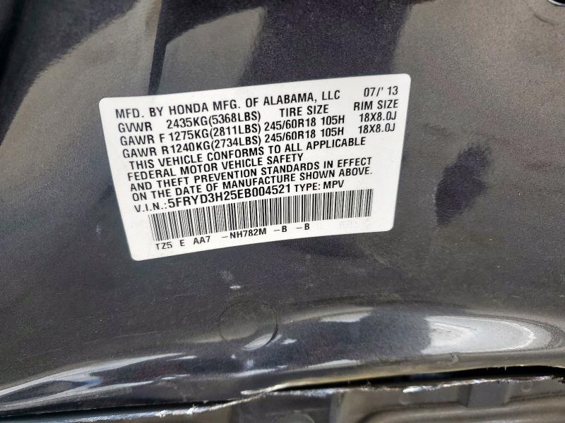 Продаж на аукціоні авто 2014 Acura Mdx, vin: 5FRYD3H25EB004521, номер лоту: 61478705