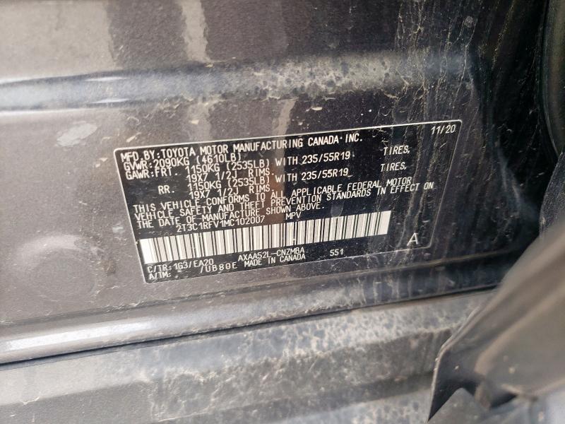 Aukcja sprzedaży 2021 Toyota Rav4 Xle P, vin: 2T3C1RFV1MC102007, numer aukcji: 59373445