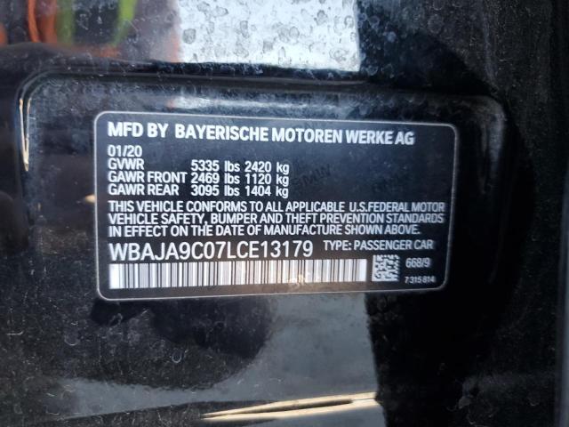 Aukcja sprzedaży 2020 Bmw 530e, vin: WBAJA9C07LCE13179, numer aukcji: 60683065