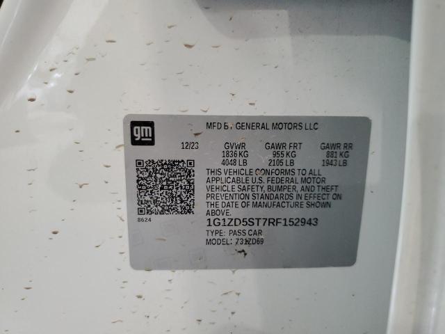 Продаж на аукціоні авто 2024 Chevrolet Malibu Lt, vin: 1G1ZD5ST7RF152943, номер лоту: 59298975