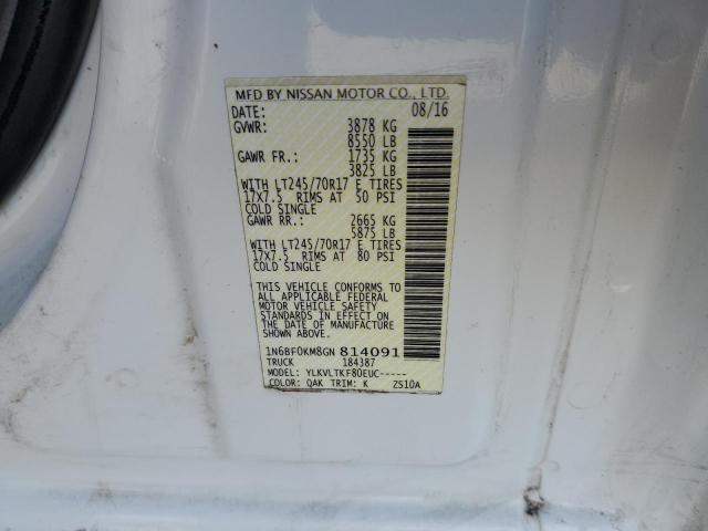Продаж на аукціоні авто 2016 Nissan Nv, vin: 1N6BF0KM8GN814091, номер лоту: 59846745