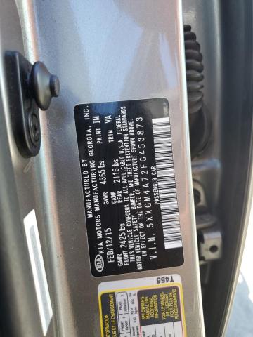 2015 Kia Optima Lx მანქანა იყიდება აუქციონზე, vin: 5XXGM4A72FG453873, აუქციონის ნომერი: 60850085