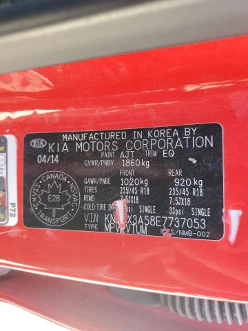 2014 Kia Soul მანქანა იყიდება აუქციონზე, vin: KNDJX3A58E7737053, აუქციონის ნომერი: 61032835