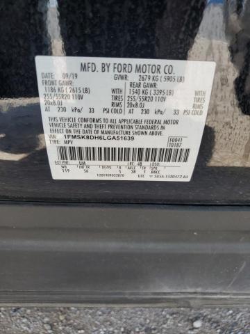Aukcja sprzedaży 2020 Ford Explorer, vin: 1FMSK8DH6LGA51639, numer aukcji: 61939505