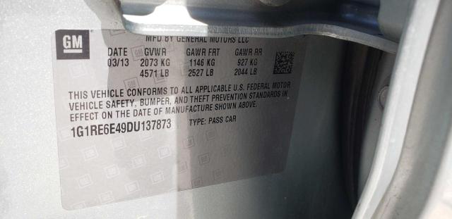 Aukcja sprzedaży 2013 Chevrolet Volt, vin: 1G1RE6E49DU137873, numer aukcji: 62432745