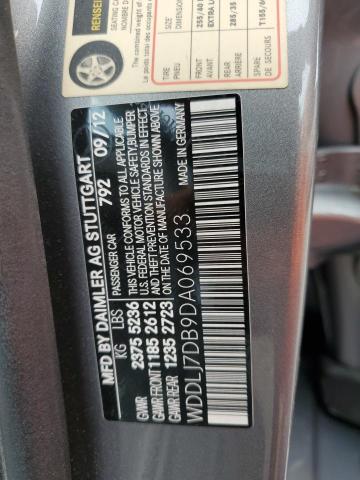 Продаж на аукціоні авто 2013 Mercedes-benz Cls, vin: WDDLJ7DB9DA069533, номер лоту: 59397955