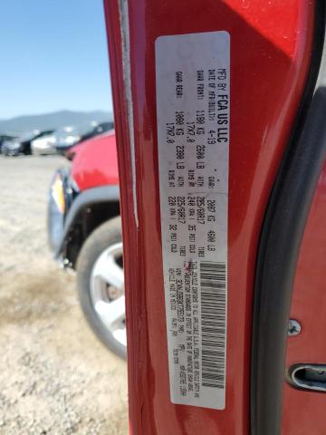 59626505 :رقم المزاد ، 3C4NJDBB3KT755173 vin ، 2019 Jeep Compass مزاد بيع
