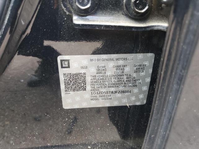 Продаж на аукціоні авто 2018 Chevrolet Malibu, vin: 1G1ZD5ST8JF228884, номер лоту: 62667745