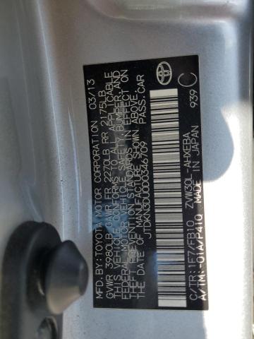 2013 Toyota Prius მანქანა იყიდება აუქციონზე, vin: JTDKN3DU0D0346709, აუქციონის ნომერი: 60051945