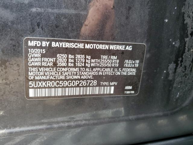 Aukcja sprzedaży 2016 Bmw X5, vin: 5UXKR0C59G0P26728, numer aukcji: 61618665
