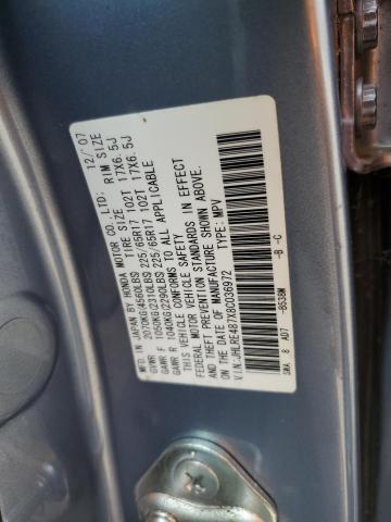 Aukcja sprzedaży 2008 Honda Cr-v Exl, vin: JHLRE487X8C036972, numer aukcji: 62016175