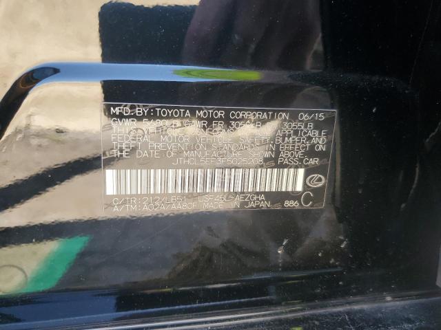 Aukcja sprzedaży 2015 Lexus Ls, vin: JTHCL5EF3F5025208, numer aukcji: 59785585
