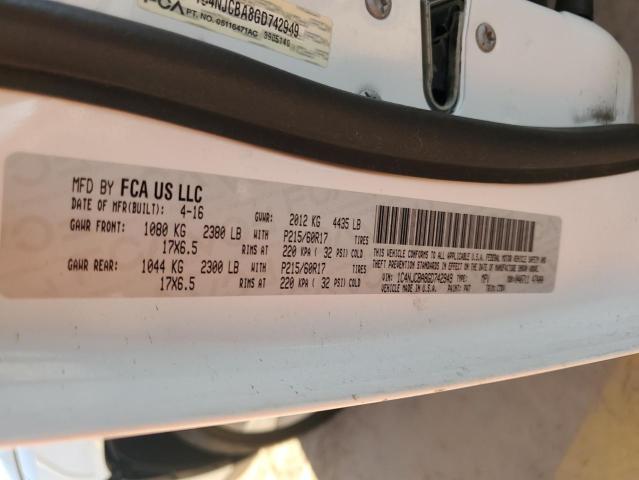 Продажа на аукционе авто 2016 Jeep Compass, vin: 1C4NJCBA8GD742949, номер лота: 61607635