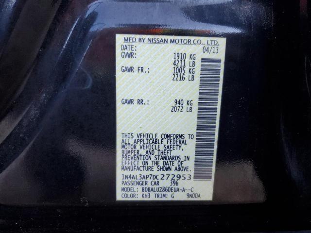 Aukcja sprzedaży 2013 Nissan Altima, vin: 1N4AL3AP7DC272953, numer aukcji: 59636925