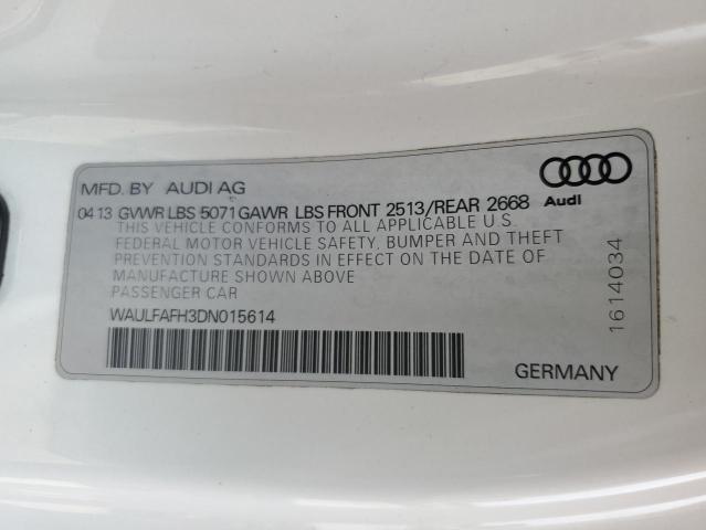 Продажа на аукционе авто 2013 Audi A5 Premium, vin: WAULFAFH3DN015614, номер лота: 59077675