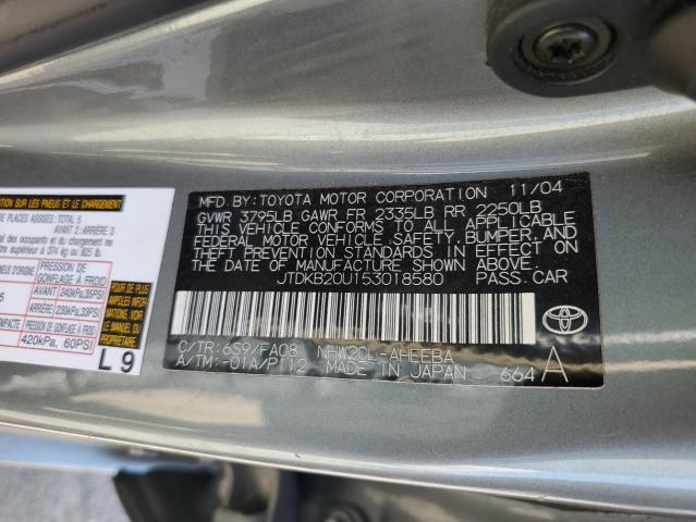 Продаж на аукціоні авто 2005 Toyota Prius, vin: JTDKB20U153018580, номер лоту: 59208675