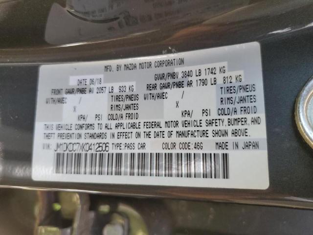 Продажа на аукционе авто 2019 Mazda Cx-3, vin: JM1DKDC7XK0412506, номер лота: 53056785