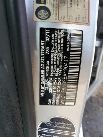 Продаж на аукціоні авто 2011 Mercedes-benz E 350 4mat, vin: WDDHF8HB2BA490417, номер лоту: 62149055