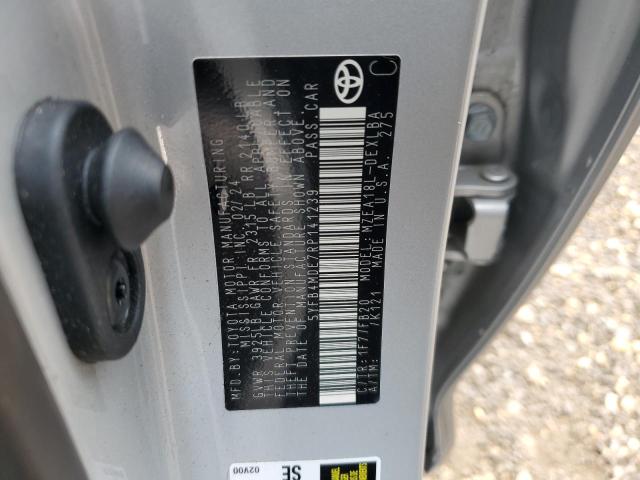 59867775 :رقم المزاد ، 5YFB4MDE7RP141239 vin ، 2024 Toyota Corolla Le مزاد بيع