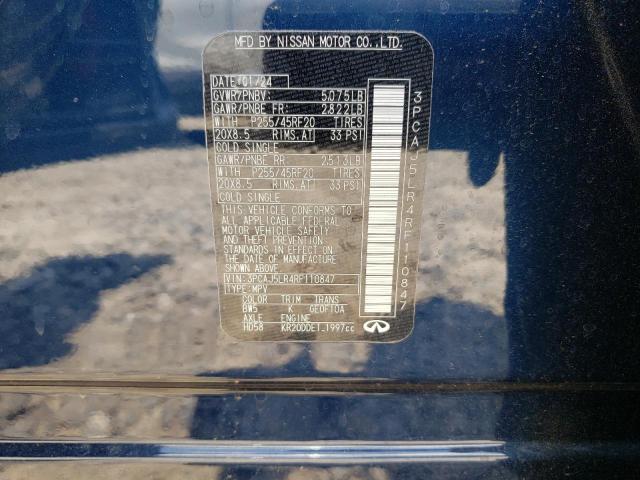 Продажа на аукционе авто 2024 Infiniti Qx55 Senso, vin: 3PCAJ5LR4RF110847, номер лота: 62195785