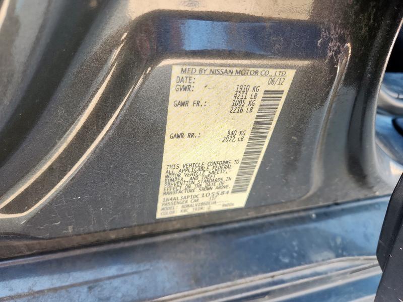 Aukcja sprzedaży 2013 Nissan Altima 2.5, vin: 1N4AL3AP1DC105584, numer aukcji: 62701855