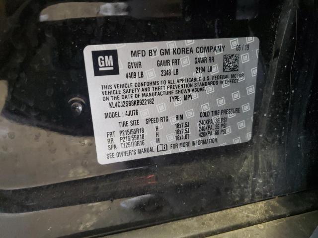 Продажа на аукционе авто 2019 Buick Encore, vin: KL4CJ2SB8KB922182, номер лота: 61065945