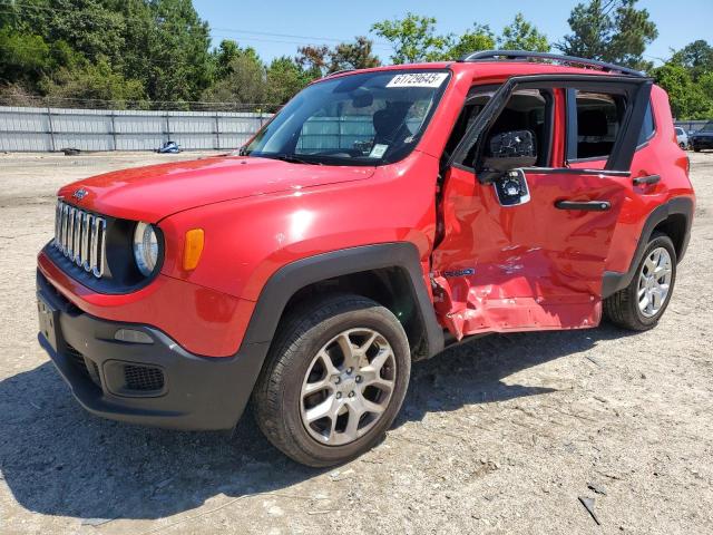61729645 :رقم المزاد ، ZACCJBAB1JPJ41111 vin ، 2018 Jeep Renegade مزاد بيع
